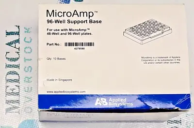 Buy Applied Biosystems 4379590 - Microamp 96-well Support Base - Qty: 10 Bases - New • 39.89$