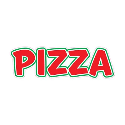 Buy Food Truck Decals Pizza Style B Restaurant & Food Concession Concession Sign Red • 11.99$
