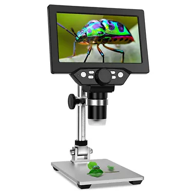 Buy TOMLOV 7  LCD Digital Microscope 1200x Amplification 1080P 12MP Micro Soldering • 106.73$