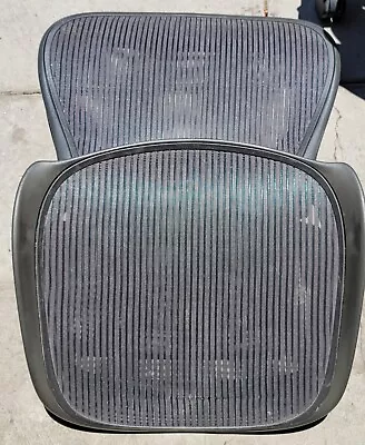 Buy Seat Frame And Back For Herman Miller Aeron Office Desk Chair Blemishes • 120$