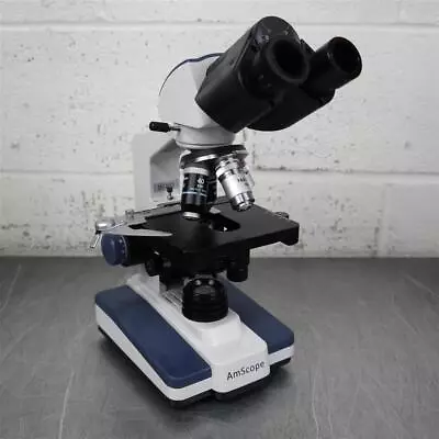 Buy AmScope LED Lab Binocular Compound Microscope With 4 Objectives • 39$