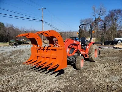 Buy 60  Brush Root Rake Grapple Attachment Skid Steer Tractor Quick Attach • 1,899$