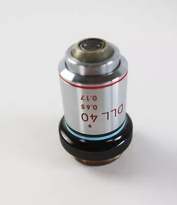 Buy Nikon Microscope Objective Lens  S 40x DLL 40 0.65 / 0.17 Dark Low Low ~ Nice! • 29.95$