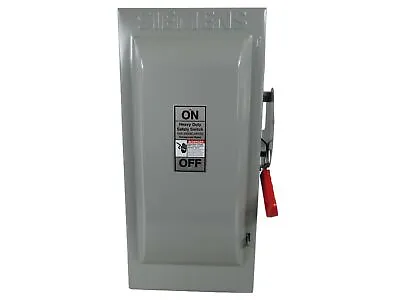 Buy Siemens NSB HNF363 Safety Switches HNF 3P 100A 600V 50/60Hz 3Ph Non Fusible 3Wir • 640.58$