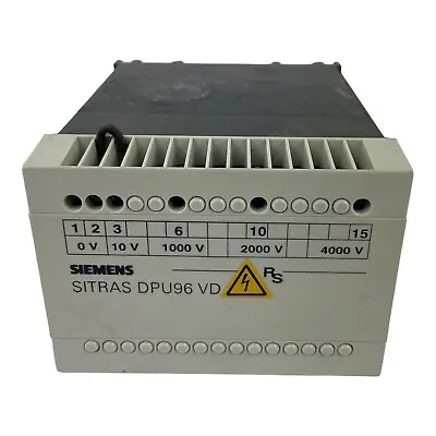 Buy Siemens Sitras DPU 96 VD E10433-E9511-H100 Safety Relays • 49.99$