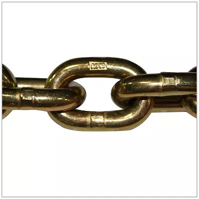 Buy 5/16  X 20' Transport Chain Grade 70 Flatbed Tow Truck Trailer Safety WLL 4700lb • 49.99$