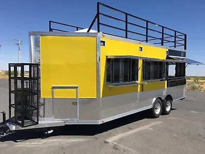 Buy NEW 8.5 X 20 CONCESSION FOOD TRAILER TRUCK 6’ PORCH -Restaurant Catering-BBQ • 26,850$