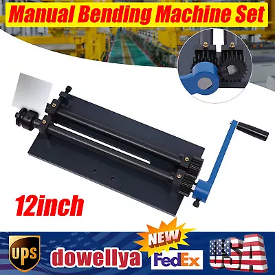 Buy Manual Sheet Metal Bead Roller Machine Bender 12 Inch Throat Depth With 6 Dies • 170.05$