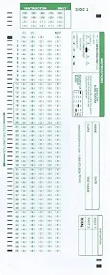 Buy TEST-881E 881 E Compatible Testing Forms 50 Sheet Pack • 12.65$