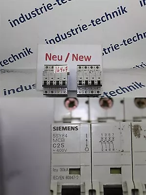 Buy Siemens C25 5sy8425-7 MCB Miniature Circuit Breaker 400V • 51.59$