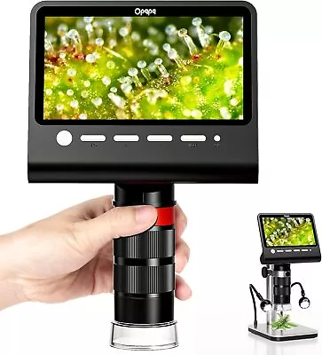 Buy Handheld Microscope 1200X HDMI Coin Microscope Camera For Error Coins 5  Screen • 89$
