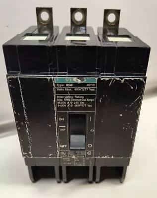 Buy Siemens BQD320 3 Pole 20 Amp 480 Volt 3 Pole Breaker Used Tested Good!!! • 86.33$