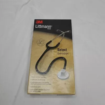 Buy 3M Littman Select Stethoscope 28  - Black Tube PN: 2290 - New Open Box • 84.99$