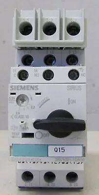 Buy Siemens 3RV1021-1DA10 Circuit Breaker Amp Range 2.2 - 3.2 A • 25$