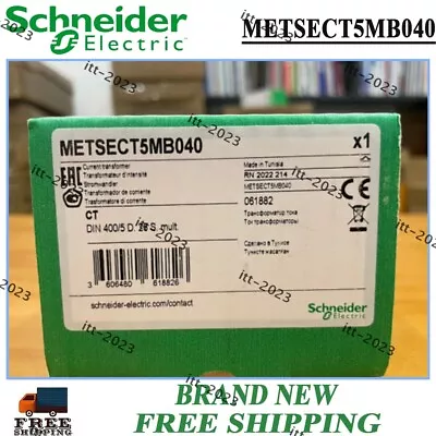 Buy SCHNEIDER ELECTRIC Current Transformer  METSECT5MB040 NEW IN BOX FREE SHIPPING • 117.99$