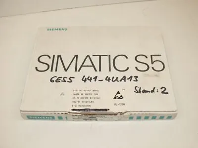 Buy NEW ORIGINAL PACKAGING Siemens 6ES5441-4UA13 Simatic S5 6ES5 441-4UA13 E:02 • 73.32$