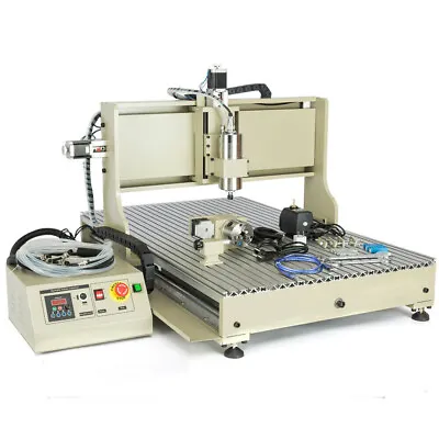 Buy 1500W USB 6090 CNC 4 Axis Router Engraver Engraving Carving Milling Machine • 1,852.50$