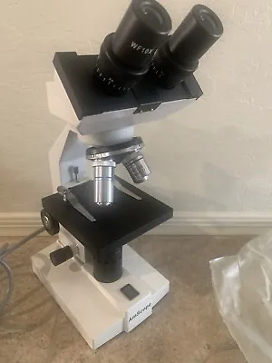 Buy AmScope 40X-1000X Binocular Biological Microscope • 11.50$