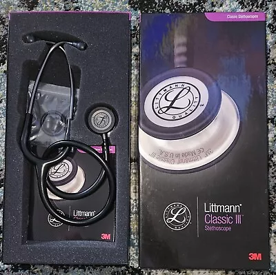 Buy 3M Littmann Classic III Monitoring Classic Stethoscope 5811 27  New Open Box • 84.46$