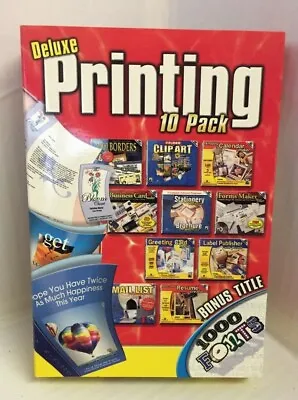Buy Deluxe Printing 10 Pack Software Bundle - Open Box  • 12$