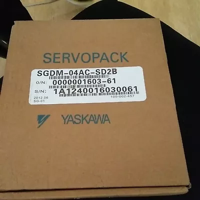 Buy 100% NEW YASKAWA SERVO DRIVE SGDM-04AC-SD2B In Box • 590$