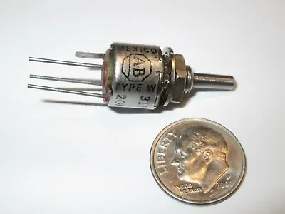 Buy 20k Ohm Miniature Potentiometer  A-b Type W  Rv6-size 3/8 L Shaft  Nos 1 Pcs. • 3.50$