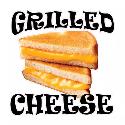 Buy Food Truck Decals Grilled Cheese Style A Restaurant & Food Concession Sign White • 11.99$