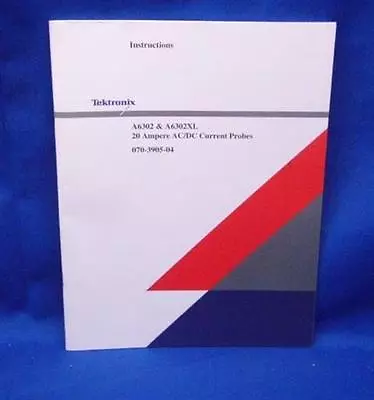 Buy Tektronix A6302 & A6302XL Instruction Manual • 35$