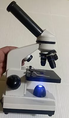 Buy Omano OM115LD Kids Student Microscope ~ Duo Scope Portable LED Scope ~ Open Box • 65$