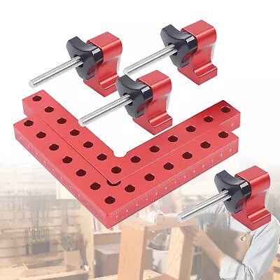 Buy Pair Woodworking 90 Degree Positioning Square Right Angle Clamps Carpenter Tools • 25.66$