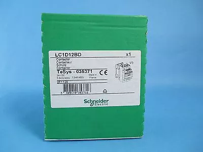 Buy Schneider Electric – Lc1d12bd Contractor, 12-25a, 24vdc, 3 Pole, New In Box • 89$