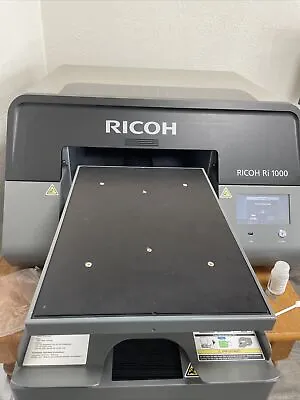 Buy RICOH Ri1000 Direct To Garment Printer (DTG Printer Used) And IKonix Heat Press • 1$
