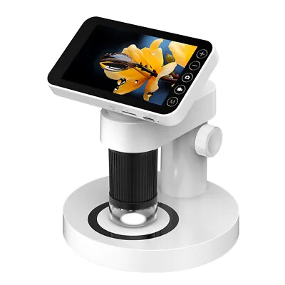 Buy HD 1000X 4'' LCD Digital Microscope Magnifier Camera With Stand Kids Toy Gifts • 47.99$