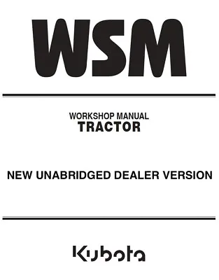 Buy Kubota BX1880 BX2380 BX2680 Tactor Mower Service Repair Shop Manual • 3$