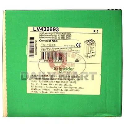 Buy New Schneider Electric LV432693 LV4 Compact NSX Molded Case Circuit Breakers • 552.06$