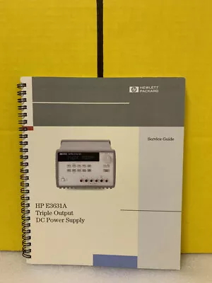 Buy HP E3631-90100 E3631A Triple Output DC Power Supply Service Guide • 39.97$