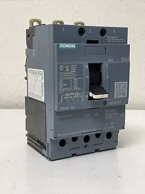 Buy Siemens 3VA4160-4ED34-0AA0 60 Amp, 3 Pole, 600 Volt Breaker • 400$