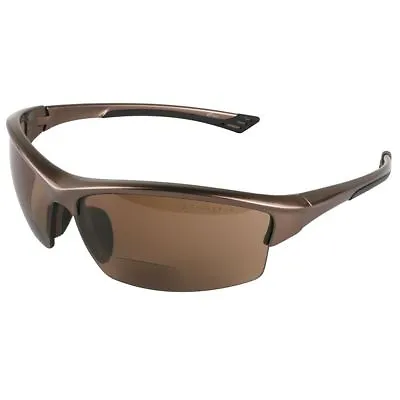 Buy Delta Plus Sonoma RX-350B Bifocal Safety Reading Glasses Brown Anti-Fog Lens • 15.99$
