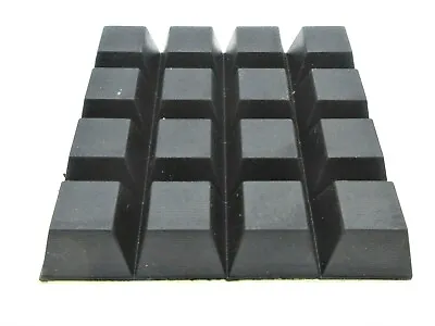 Buy 3/4  Sq X 3/8 Height Rubber Feet With 3M Adhesive Backing Various Package Sizes • 21.40$