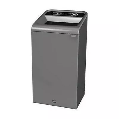 Buy RUBBERMAID 1961621 Square Recycle Container 23 Gal.-Steel-Gray-38 T-18.5  X 19  • 799.99$