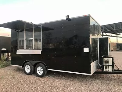 Buy New 2023 8x16 Enclosed Custom Concession Mobile Kitchen Food Vending Trailer • 18,585$