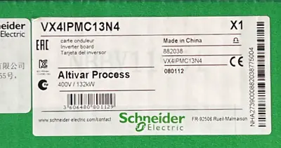 Buy Schneider Electric VX4IPMC13N4 Inverter Board Altivar Process 400v 132kw New • 399$