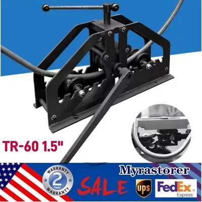 Buy TR-60 1.5'' Manual Tube Roll Bender Steel Pipe Bending Machine Heavy Duty • 366.45$