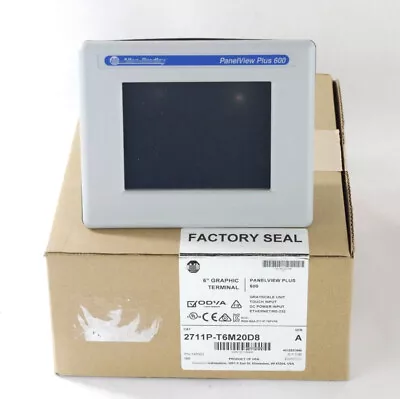 Buy New Allen-Bradley 2711P-T6M20D8 Ser A PanelView Plus 600 Surplus Box • 2,880$