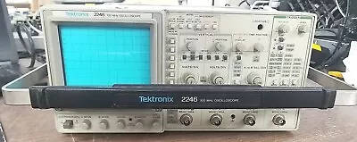 Buy Tektronix 2246 Analog Oscilloscope 100 Mhz 4 Channel - OSCILLOSCOPE. UNIT ONLY! • 148.40$