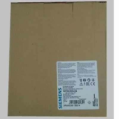 Buy SIEMENS 3RW4036-1BB14 Soft Starter 22KW, NEW IN BOX • 526.67$