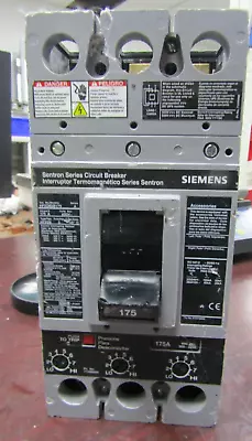 Buy 😃 Siemens 175 Amp Circuit Breaker 600 Vac 3 Pole Hfxd63b175 • 225.99$