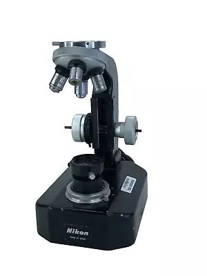 Buy Vintage Late 1960s Nikon S-Ke Trinocular Phase Contrast Microscope • 254.99$