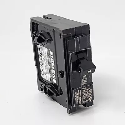 Buy Siemens Q115 15A 240V Single-Pole Type QP Circuit Breaker • 8.99$