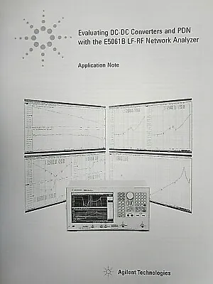 Buy Agilent Evaluating DC-DC PDN W/ E5061B LF-RF Network Analyzer Application Notes • 20$